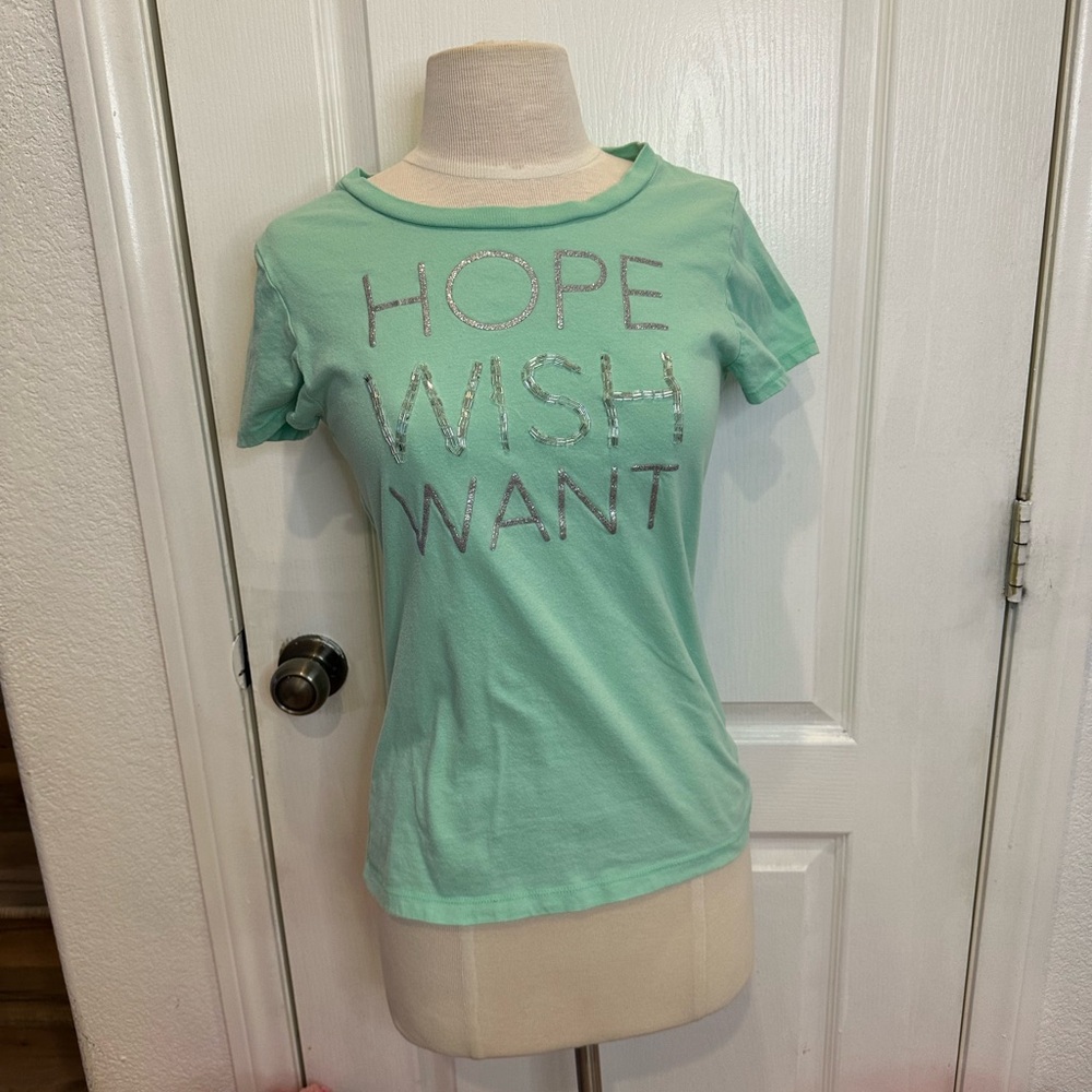 Aerospostale Hope Wish Want T-Shirt